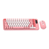 Combo Tastatura si Mouse Wireless TEKHERO® GOMOCHI, Design Ergonomic, Taste Silentioase, 75%, Conexiune 2.4GHz, pentru Office si Acasa, compatibil cu Laptop, Tableta, PC/Mini-PC, Telefon