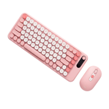 Combo Tastatura si Mouse Wireless TEKHERO® GOMOCHI, Design Ergonomic, Taste Silentioase, 75%, Conexiune 2.4GHz, pentru Office si Acasa, compatibil cu Laptop, Tableta, PC/Mini-PC, Telefon