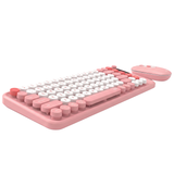 Combo Tastatura si Mouse Wireless TEKHERO® GOMOCHI, Design Ergonomic, Taste Silentioase, 75%, Conexiune 2.4GHz, pentru Office si Acasa, compatibil cu Laptop, Tableta, PC/Mini-PC, Telefon
